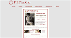 Desktop Screenshot of fillthatgap.org